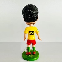 Pop moderne célèbre Football Star Bobbleheadsme résine artisanat sur mesure Bobblehead Souvenir Figurines maison bureau voiture décor
