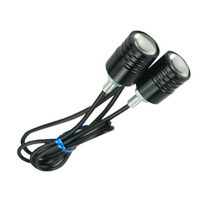 LiuHJG <span class=keywords><strong>Ampoule</strong></span> <span class=keywords><strong>LED</strong></span> universelle en métal 12V <span class=keywords><strong>pour</strong></span> feux de jour clignotants et clignotants de <span class=keywords><strong>moto</strong></span>, type « Eagle Eye » - Product Image 1