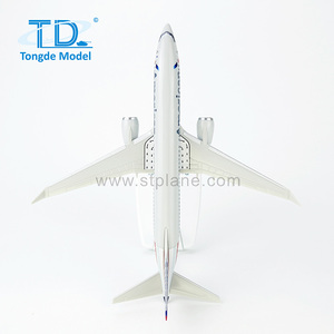 Modèle d'avion vintage Tongde American <span class=keywords><strong>B737</strong></span> MAX <span class=keywords><strong>8</strong></span> 1/200 20cm en plastique ABS avec couleur personnalisable et design minimaliste moderne - Product Image 4