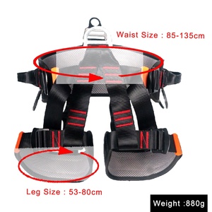 <span class=keywords><strong>Harness</strong></span> Panjat Tebing Setengah Badan Pelindung Diri Laris Manis, Peralatan Pelindung Jatuh, Perlengkapan Panjat Tebing - Product Image 4