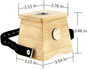 Die Moxibustion 1-Loch-Box aus Naturholz ist von hoher Qualität und nicht leicht zu beschädigen - Product Image 1