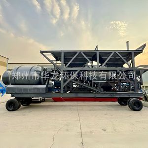 Estación de Mezcla Móvil No Básica de Una Sola Unidad, Estación de Mezcla Integrada de Dosificación Automática, Mezcladora de Concreto Comercial - Product Image 4