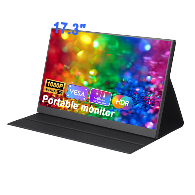17.3Inch 1080P FHD Full HD USB Portable Portatil Monitor Screen Extender for Laptop Mobile Portable Monitor