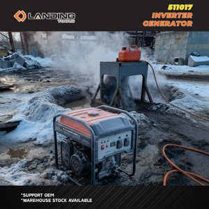 Générateur Inverter Portable à Essence 6,5 kW 420cc avec Réservoir de Carburant de 25L, Démarrage Électrique pour Usage Domestique et Chantier - Product Image 2