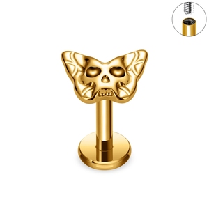 Piercing Labret in Titanio F136 con Filettatura Interna, Anello Monore per Labbra, Orecchio, Cartilagine, Trago, Helix, Gioielli per il Corpo 16G - Product Image 3
