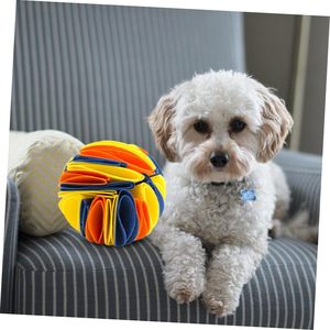 Balle à renifler en peluche lavable pour chien, colorée et interactive, pour dissimuler des friandises, jouet de puzzle pour chien pour soulager l'ennui (vente en gros) - Product Image 5
