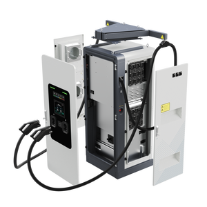 Starcharge Titan V5 Compact, station de recharge pour véhicules électriques à montage au sol, haute densité, pour parkings publics, empreinte de 750x720mm, 120kW, 180kW, 240kW - Product Image 4