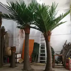 Fábrica de venda quente de coco palmeira árvore artificial para a Decoração interior