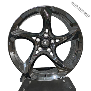 ล้อแม็กซ์โครเมียมแบบชิ้นเดียวสีดำเงา ขนาด 18 19 20 21 22 นิ้ว สำหรับรถยนต์เทสล่า รุ่น 3 รุ่น <span class=keywords><strong>X</strong></span> รุ่น Y และเฟอร์รารี - Product Image 1