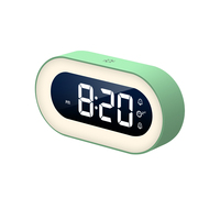 Date prix usine réveil intelligent veilleuse enfants numérique led lever du soleil table alarme led horloge