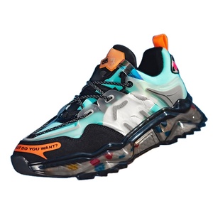 XRH à la mode 2024 nouvelle semelle en TPU à lacets lumineux hommes sport décontracté ajustement Style chaussures homme baskets pour hommes - Product Image 1