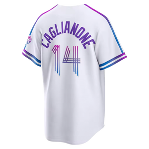 เสื้อเบสบอลอเมริกันสีขาวแบบเย็บใหม่ปี 2026 หมายเลข 7 บ็อบบี้ วิท จูเนียร์ 13 <span class=keywords><strong>ซ</strong></span>ัลวาดอร์ <span class=keywords><strong>เป</strong></span><span class=keywords><strong>เร</strong></span><span class=keywords><strong>ซ</strong></span> 9 ปาสควานติโน 11 การ์เซีย 14 คาลเลียนโน - Product Image 4