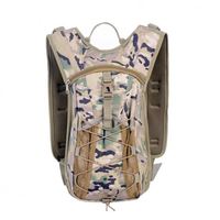 Mochila Táctica Impermeable Molle para Ciclismo, Running y Camping, con Bolsa de Hidratación de 2L para Exteriores