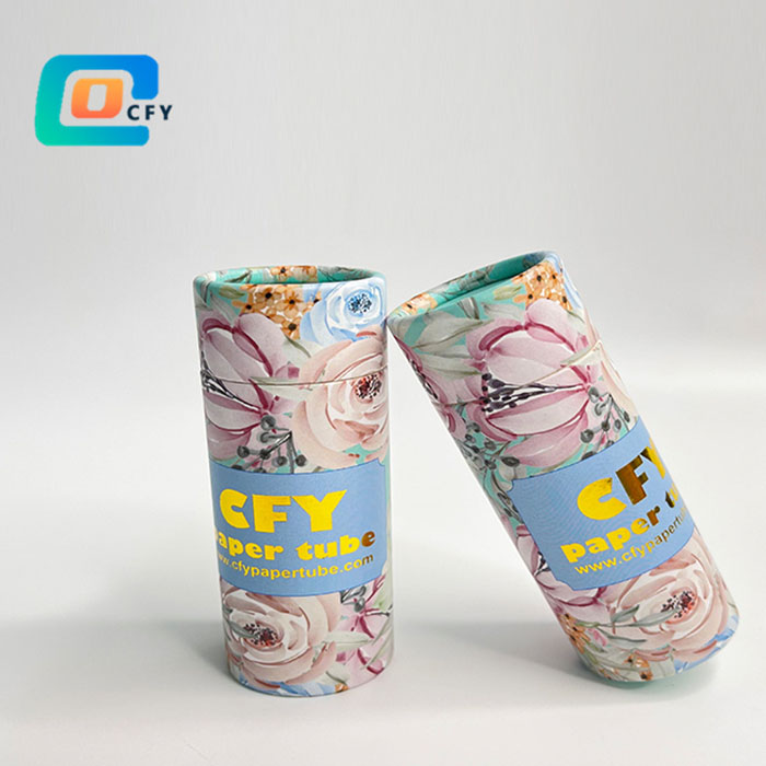 Factory Custom Eco Friendly Packaging Paper Tube Biodegradable Cardboard Deodorant Packaging Paper Tube