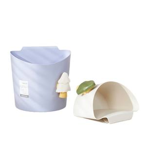 Cubo de basura colgante Showtran de 4L con forma de D para cocina, baño y uso en interiores - Product Image 4