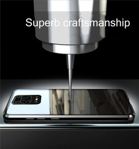 Doppia Faccia di Vetro 360 Della Copertura Completa di Adsorbimento Magnetico Struttura In Metallo Involucro Accessori Cassa Del Telefono Mobile <span class=keywords><strong>Per</strong></span> <span class=keywords><strong>Xiaomi</strong></span> <span class=keywords><strong>Redmi</strong></span> Nota <span class=keywords><strong>9S</strong></span> - Product Image 6