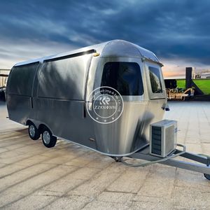 2025 Mobile Bar Van Fast Food Truck Fully Equipped Restaurant Pizza Burger Van Catering Concession Food Trailer With Bbq Grill - Product Image 1