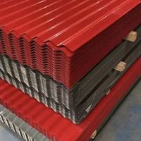 Tôles de Toiture Ondulées Galvanisées Prépeintes en Acier de Haute Qualité, Épaisseur 0,45 mm et 0,6 mm, Revêtement Zinc, pour Soudage et Pliage
