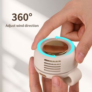 2-in-1 Waist Clip Bladeless <b>Fan</b> with <b>USB</b> Power 3-Speed Quiet Hands-Free Neck <b>Fan</b>-<b>Mini</b> Portable for Outdoor & Household Use - Product Image 3