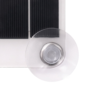 Panel surya 40W 5V 12V 18V 5 in 1 set ganda sel surya kristal tunggal bersepeda/mendaki/berkemah/lampu darurat perjalanan