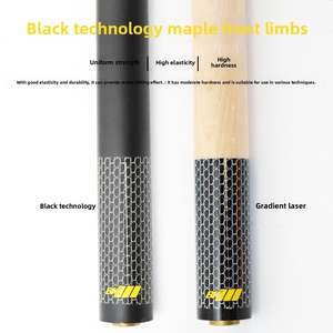ไม้คิวสนุกเกอร์ Bk3 ออลอินวัน คาร์บอนไฟเบอร์ ด้ามกราไฟต์ ดีไซน์สามท่อน ด้ามจับหนัง ด้ามไม้เมเปิล ปลายไม้โคโคโบโล สำหรับสนุกเกอร์ - Product Image 3