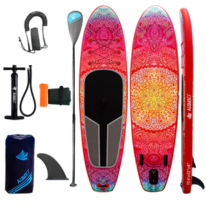 Planche à pagaie gonflable Aisunss en PVC, longboard, wakeboard, planche de surf souple unisexe pour les sports nautiques en eaux océaniques - Product Image 1
