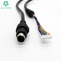 Benutzer definierte Big/Power/Midi/Mini Din 8Pin Stecker auf Molex 9Pin Stecker Stromkabel Mini Din 8 Pin Kabel 9 Pin Kabel
