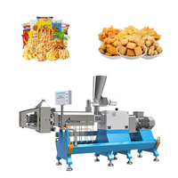 Machine extrudeuse de corn-flakes au fromage, ligne de production de snacks aromatisés au cheddar