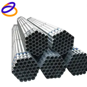 아연 도금 원형 파이프 사용자 정의 크기 중공 섹션 파이프 아연 도금 원형 튜브 구조 프레임 구성 - Product Image 1