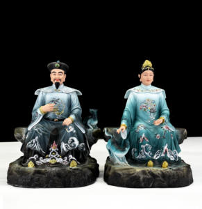 Xianjia Idols quattro famiglie principali Baojiaxian Husan nonno nonna ornamenti taoisti volpe serpente pitone resina artigianato - Product Image 4