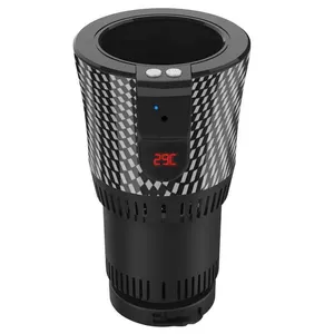 BB071 New Smart Car Heating Cooling Cup Custom Logo Household Electric Cooler Cup 12V Portable Car Fast Cooling Coffee Cup