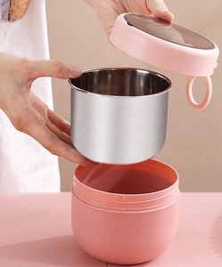 Edelstahl Rvs Boîte à bento chauffante en acier inoxydable isolée thermiquement Boîte à lunch Céréales Avoine Soupe Tasse <span class=keywords><strong>Bol</strong></span> pour enfant École - Product Image 5