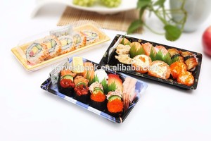 <strong>Disposable</strong> Plastic Sushi Food Rolls Packaging Tray <strong>Platter</strong> - Product Image 3