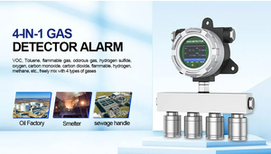 4 em 1 H2S NH3 H2 <span class=keywords><strong>PH3</strong></span> <span class=keywords><strong>Detector</strong></span> De Gás Multi-Função Fixa HHc Analisador De Gás De Alarme De Hidrogênio - Product Image 6