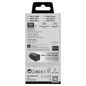 Cavo USB C TRESSÉ 60W Gris 2m TECABLETISSUE2G - Product Image 3