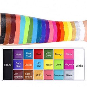 Kit de peinture personnalisé Bw-Bp01 pour enfants et adultes - Maquillage de fête cosplay personnalisé, peinture pour le visage et le corps non toxique multicolores - Product Image 1