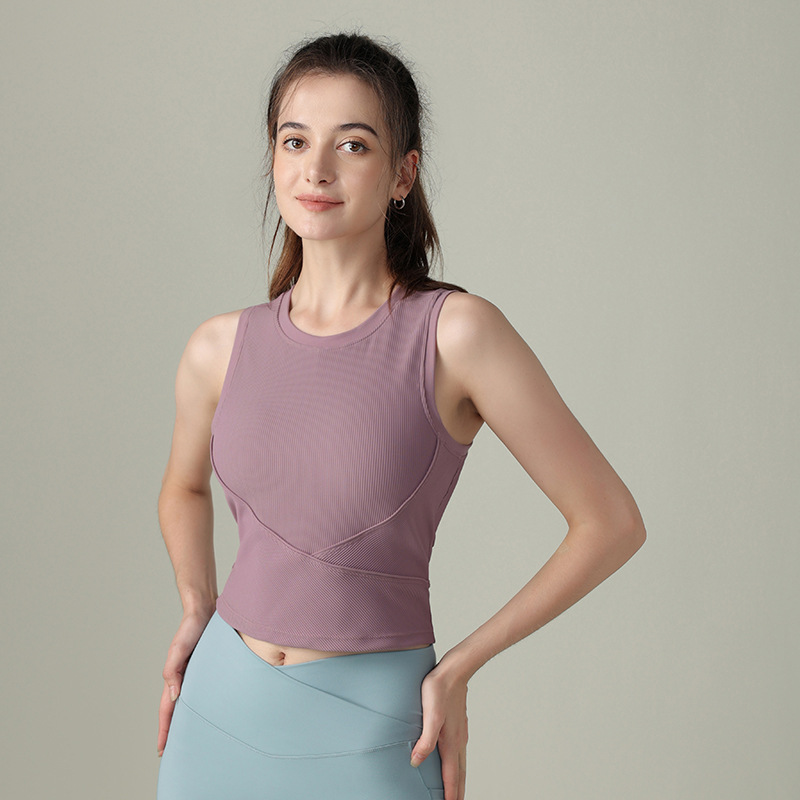 New Design Zipper Front Stand-neck Yoga T-shirts Women Slimming Shorts Breathable Quick-drying Spandex/Nylon Yoga Top Short