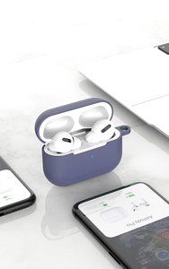 Étui de protection en silicone 15 couleurs pour AirPods <span class=keywords><strong>Pro</strong></span>, écouteurs sans fil avec porte-clés, ensemble antichoc pour AirPods 3 - Product Image 5