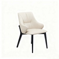 Ensemble table et chaise de salle à manger minimaliste moderne en dalle de pierre table à manger rectangulaire pour petits