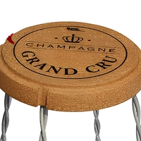 Table d'appoint géante en liège de champagne - Écologique et promotionnelle pour mariages, remises de diplômes et événements |   Sérigraphie au design moderne