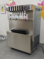 Machine à glace molle commerciale ICM-395 sur pied, 4+3 saveurs mixtes, 7 saveurs, en acier inoxydable