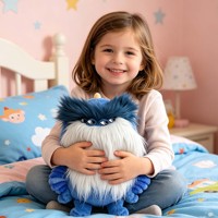 Fabricant de peluches personnalisées ODM OEM, jouets en peluche, peluche monstre bleu personnalisée pour cadeaux