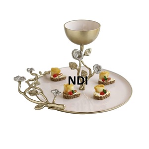Top décoration collations pâtes ou aliments servant forme personnalisée plateau décoratif dîner ou Dessert bois plateau de service fête Ware Table - Product Image 3
