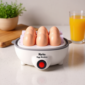 Cuiseur à œufs électrique Myrva 600W, simple couche, arrêt automatique, pour 1 à 7 œufs, usage domestique - Product Image 2