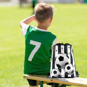 Children <strong>Football</strong> Drawstring <strong>Bags</strong> Non-Woven Fabric Sport <strong>Party</strong> Goodie Favor <strong>Bags</strong> Gifts for Birthday <strong>Party</strong> Soccer Pouch <strong>Bag</strong> - Product Image 5