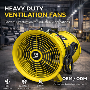 Ventilateur axial électrique à haute vitesse OEM/ODM, meilleur prix, ventilation industrielle, moteur à vitesse contrôlée mécaniquement GAPIDF000 - Product Image 4