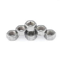 Carbon Steel Grade 4.8 Hex Nuts Heavy Duty DIN 934 ISO 4032 GB 6170 Hexagonal Hexagon Nuts Female Thread Metric Fastener Plain