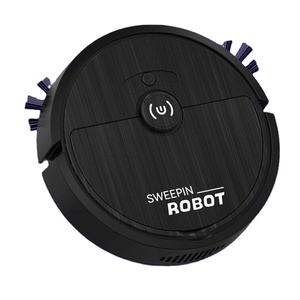 เครื่องดูดฝุ่นหุ่นยนต์อัตโนมัติแบบพกพาสำหรับบ้านแบบสามในหนึ่งเดียว ชาร์จผ่าน USB ได้ ใช้ได้ทั้งแบบเปียกและแบบแห้ง เครื่องกวาดพื้นแบบสามในหนึ่งเดียว - Product Image 1