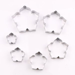 6 uds Morning Glory Fondant Cutter Set reutilizable flor galleta pastelería herramienta de fabricación de magdalenas caseras molde de decoración - Product Image 4