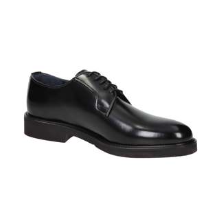 Chaussures habillées Gino Tagli Derby noires pour homme, talon de 3 cm, taille 45 - Product Image 2